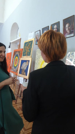 Drama Theater, Mukachevo, Transcarpathia — June 2–14, 2022 A solo exhibition at the Mukachevo Drama Theater presented a series of works in symbolic technique.